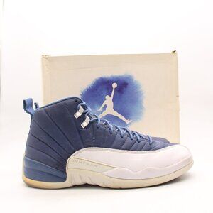 Nike Air Jordan 12 Retro Men's Size 13 Basketball Shoes Indigo Blue 130690-404